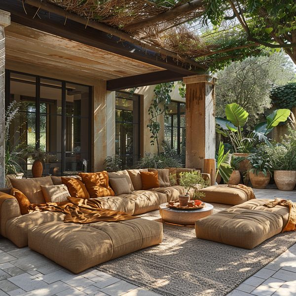 Tissu extérieur : alliez déco et durabilité